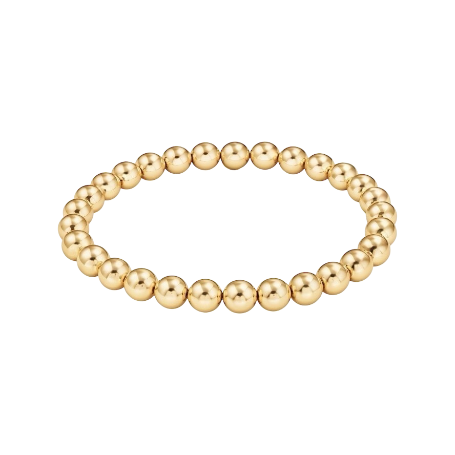 Steadfast 6mm gold filled bracelet – Sugar Bean Jewelry