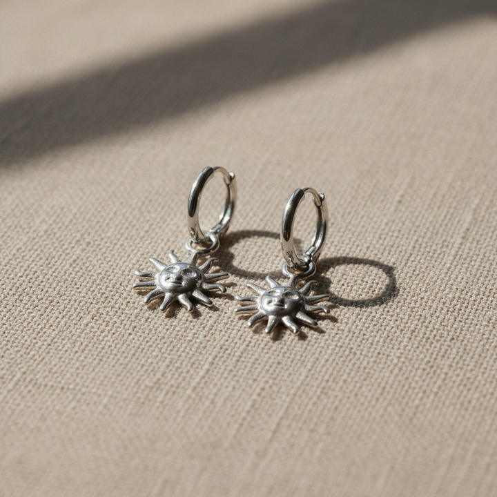 Sun Huggie Earrings