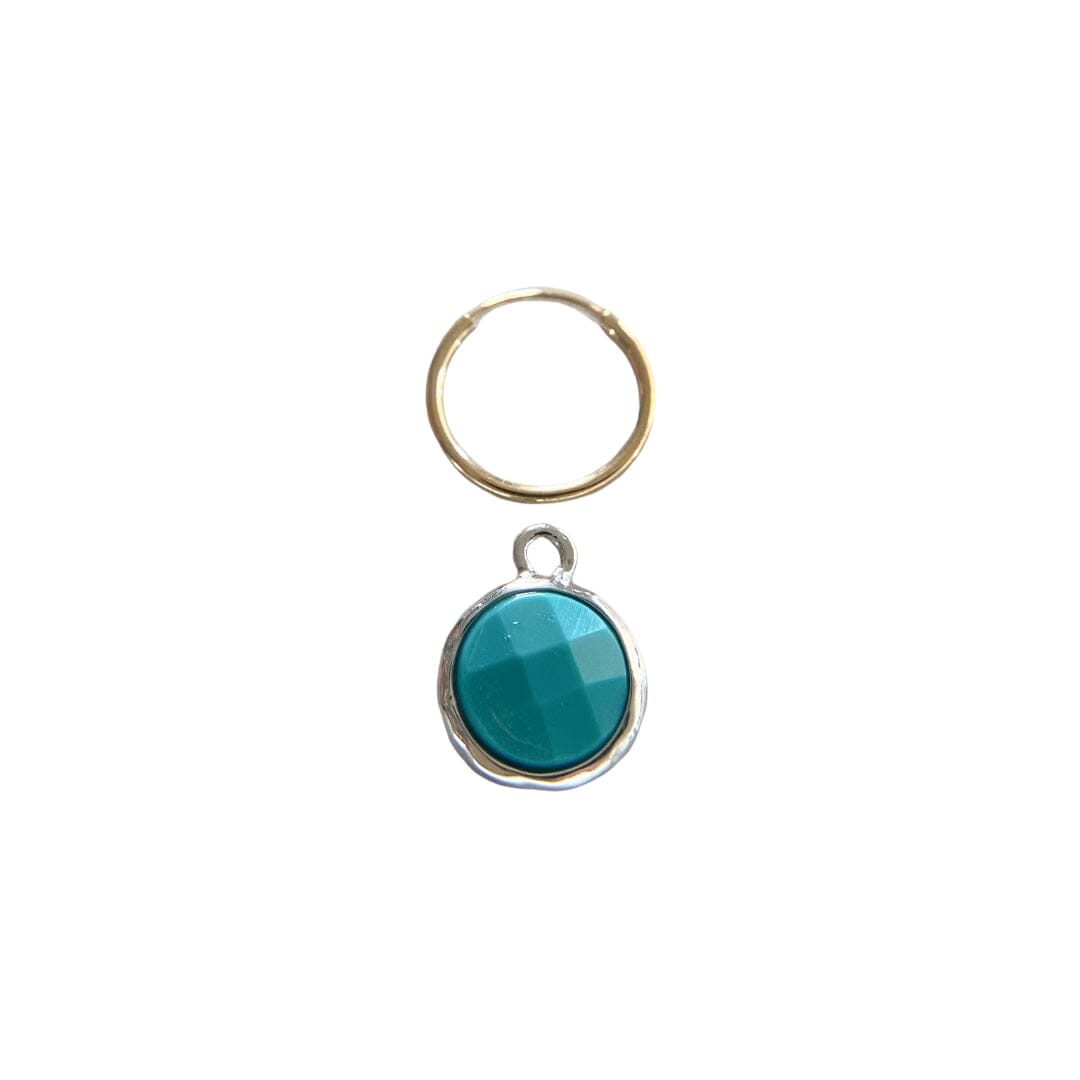 10MM TURQUOISE EARRING CHARM