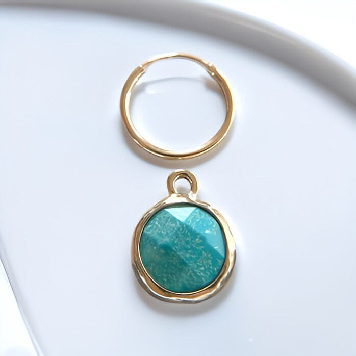 10MM TURQUOISE EARRING CHARM