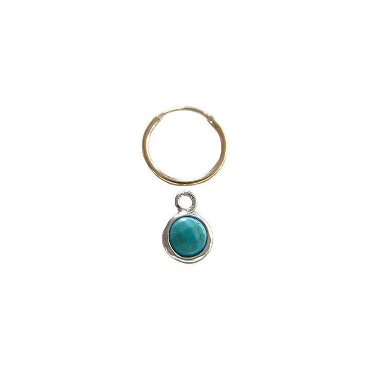 7MM TURQUOISE EARRING CHARM