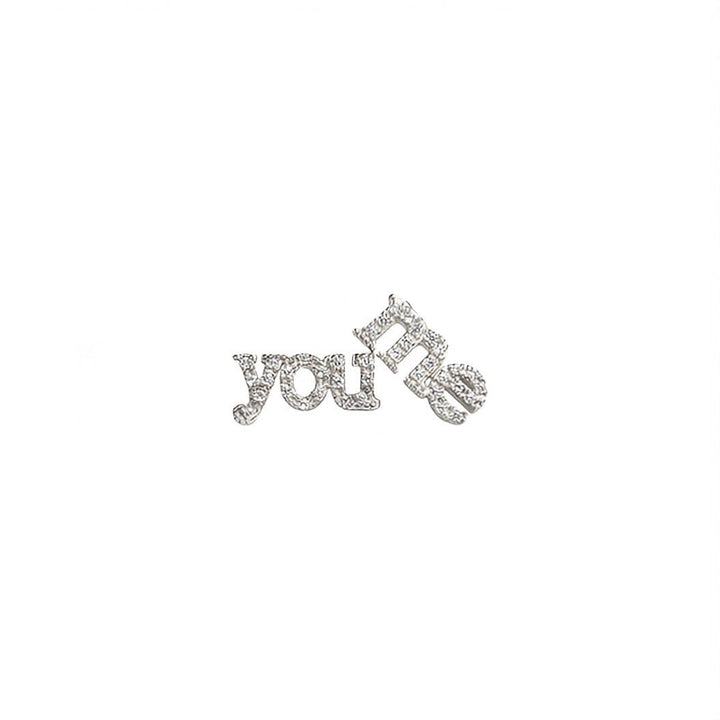 VALENTINE'S "you and me" STUD EARRINGS