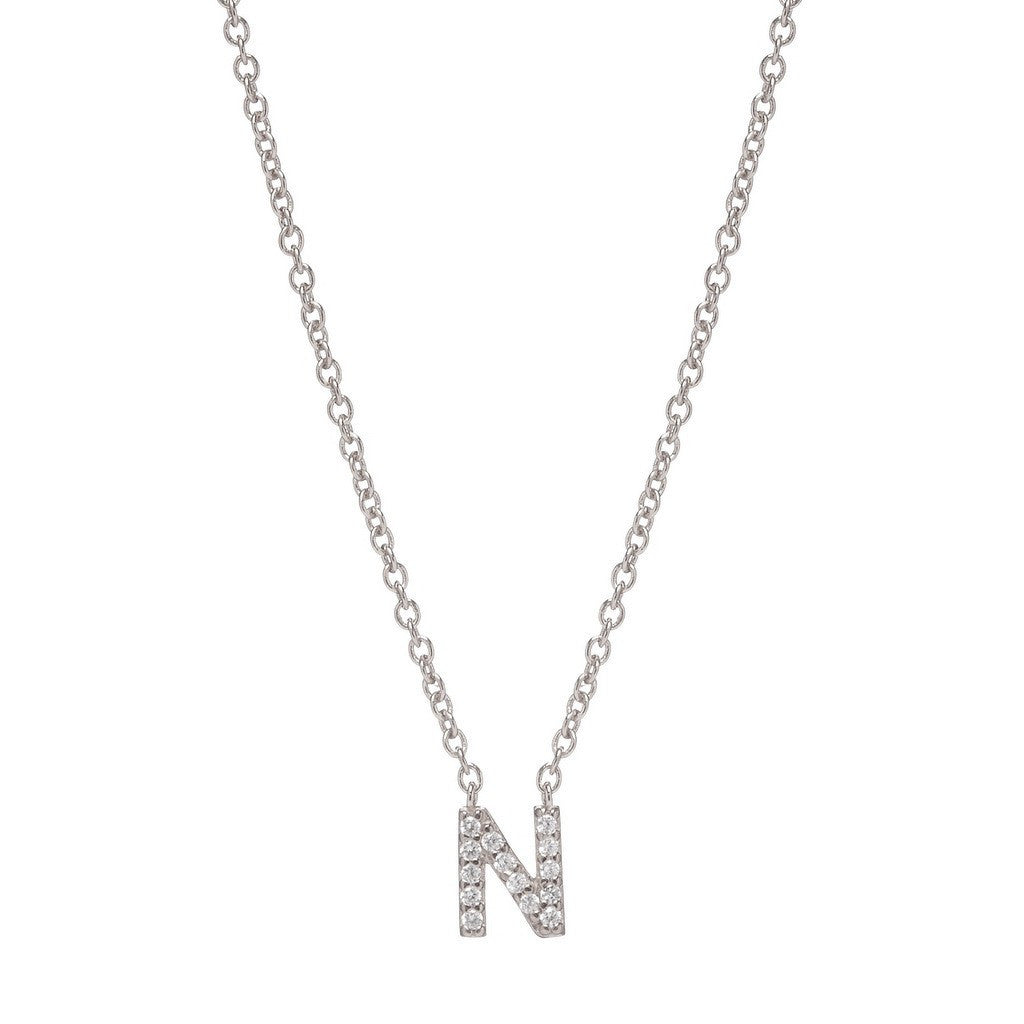 SILVER LOVE LETTER NECKLACE